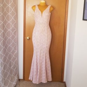 Curve hugging formal gown